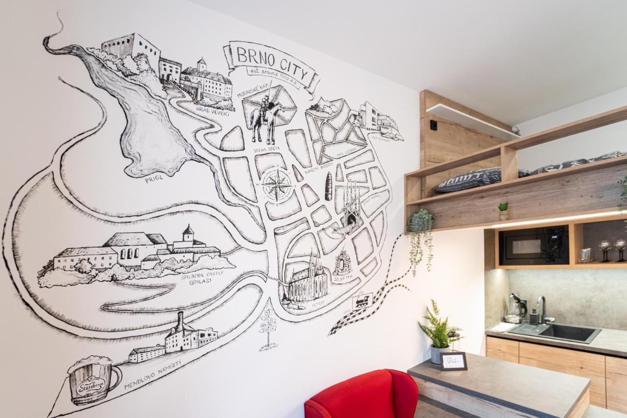 Brno City Apartment Near Malinovskeho Square Eksteriør bilde